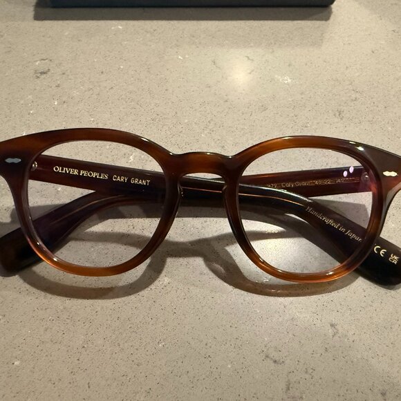 Oliver Peoples - Cary Grant (OV5413U) Eyeglasses - Grant Tortoise, Size 48-22 - Picture 1 of 8
